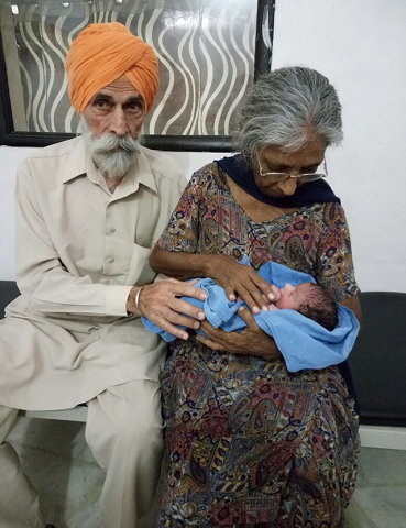 daljinder kaur says she was not too old to become a first time mother photo afp daljinder kaur says she was not too old to become a first time mother photo afp