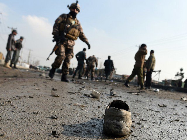 file photo of a blast site in afghanistan photo afp