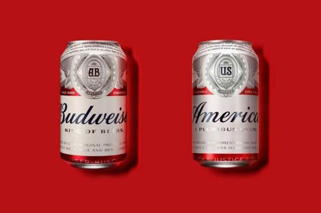 budweiser said on tuesday it will rename its eponymous budweiser brew as quot america quot from may 23 through to the november 8 presidential election photo reuters budweiser said on tuesday it will rename its eponymous budweiser brew as quot america quot from may 23 through to the november 8 presidential election photo reuters