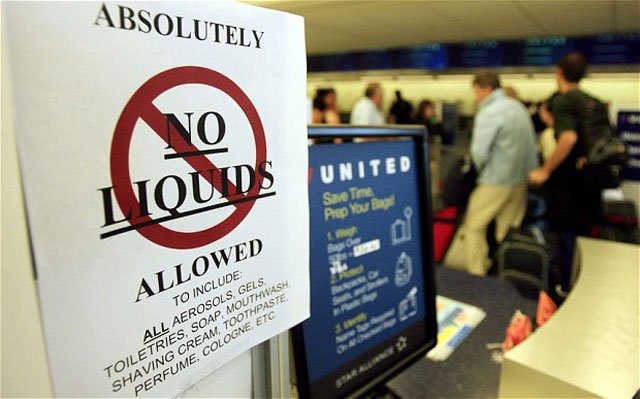 the regulation which allows only 100 ml 3 4 ounces liquids gels and aerosols to be carried inside the plane was introduced in 2006 photo healthytravelblog