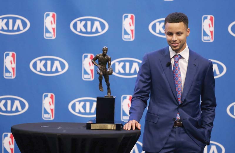 golden state warriors stephen curry has emerged as basketball s new face yet his historic feats have gone largely unnoticed in non basketball playing nations photo afp