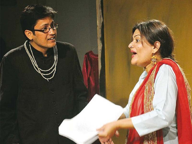 a still from napa s play khel jari hai that was staged at karachi arts council in october 2010 photo file a still from napa s play khel jari hai that was staged at karachi arts council in october 2010 photo file