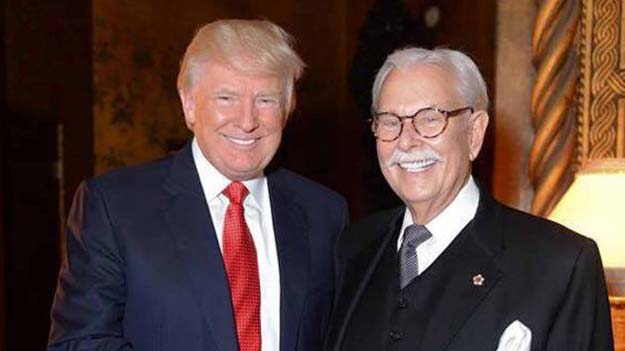 donald trump and his longtime butler anthony senecal photo taken from the facebook page of anthony senecal via mother jones