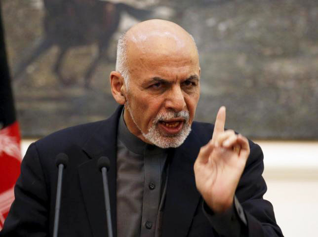 president ghani disregarded opposition from predecessor photo reuters