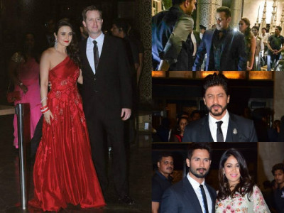 superstars grace preity zinta s wedding reception superstars grace preity zinta s wedding reception