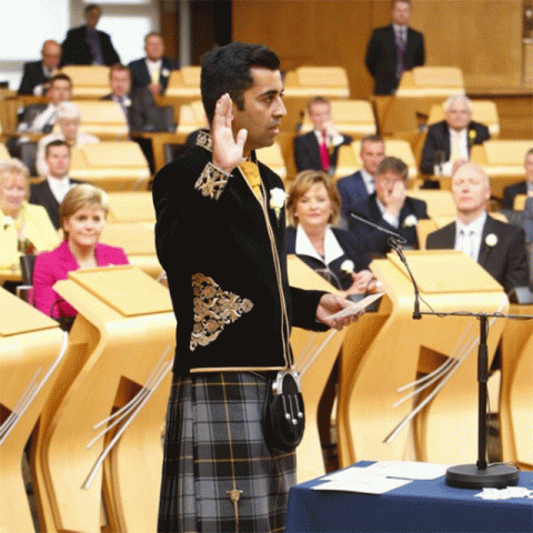 humza yousaf who won a seat from the city of glasgow spoke first in english and then in urdu photo twitter humza yousaf who won a seat from the city of glasgow spoke first in english and then in urdu photo twitter