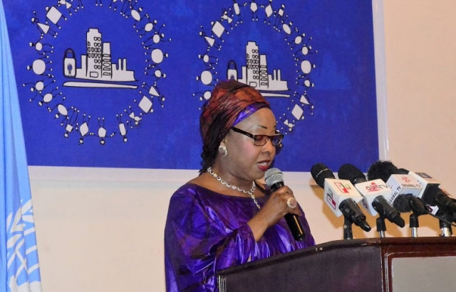 un diplomat fatma samoura delivering a speech after her nomination as fifa 039 s first ever female secretary general photo afp un diplomat fatma samoura delivering a speech after her nomination as fifa 039 s first ever female secretary general photo afp