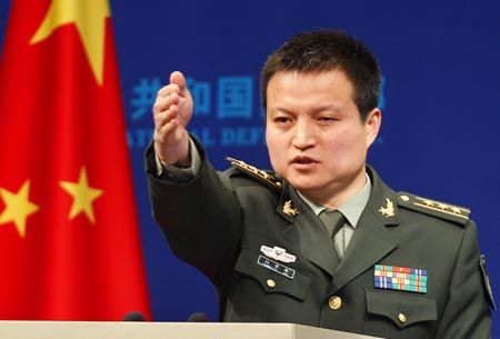 china defence ministry spokesperson yang yujun photo china presstv