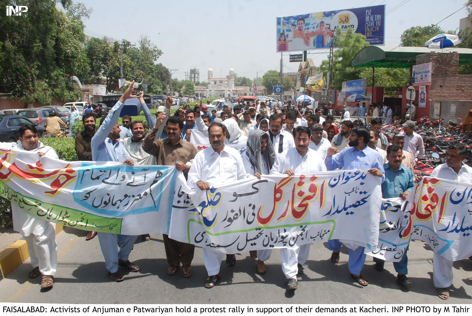 sit in protest against police over arrest of workers