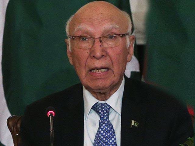 a file photo of adviser to the prime minister on foreign affairs sartaj aziz photo afp