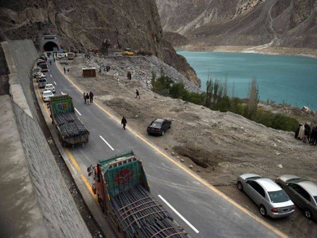 nha official said a few more features were added to the motorway plan leading to an increase of rs5 57 billion to the construction cost photo afp