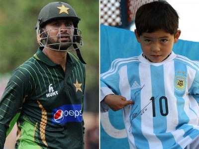 shoaib malik searches for his own plastic shirt boy