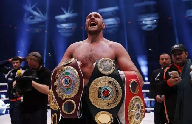 tyson fury celebrates winning the fight against wladimir klitschko photo reuters tyson fury celebrates winning the fight against wladimir klitschko photo reuters