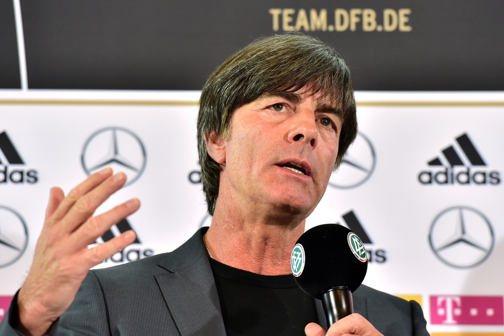 germany 039 s head coach joachim low speaks at a press conference to announce the squad for euro 2016 in berlin on may 17 2016 photo afp