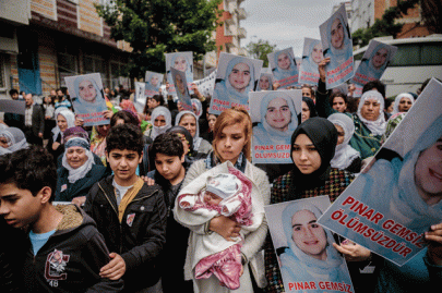 turkish mother of three killed in protest laid to rest in istanbul