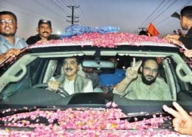 ali haider gillani is driven home by his father on tuesday from multan airport photo app ali haider gillani is driven home by his father on tuesday from multan airport photo app