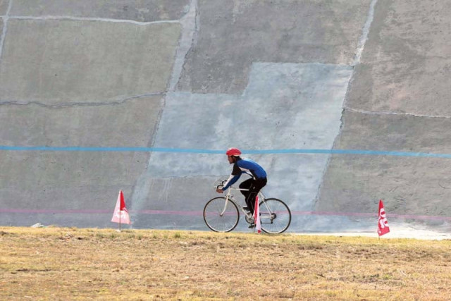 while velodromes around the world now have wooden tracks the lahore cycling velodrome continues to use a cemented track to the detriment of its cyclists photo shafiq malik express while velodromes around the world now have wooden tracks the lahore cycling velodrome continues to use a cemented track to the detriment of its cyclists photo shafiq malik express