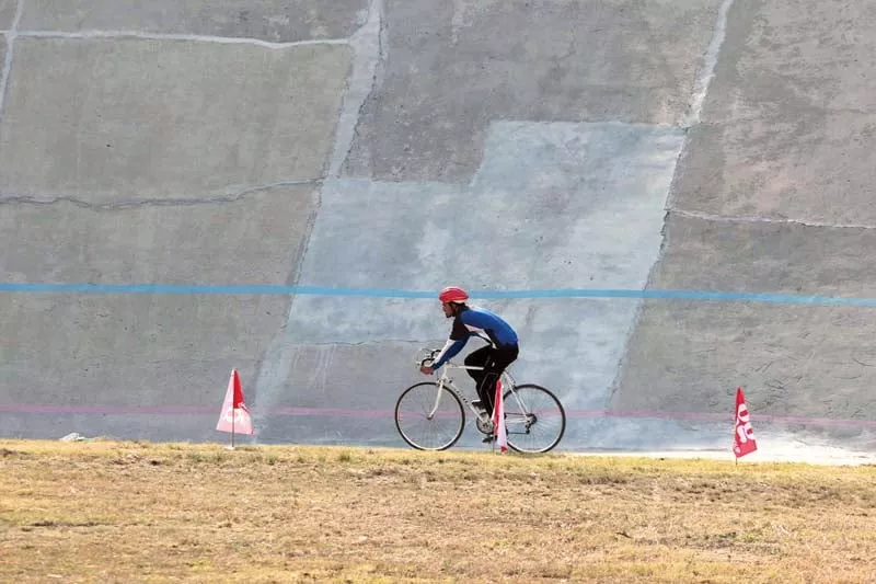 while velodromes around the world now have wooden tracks the lahore cycling velodrome continues to use a cemented track to the detriment of its cyclists photo shafiq malik express while velodromes around the world now have wooden tracks the lahore cycling velodrome continues to use a cemented track to the detriment of its cyclists photo shafiq malik express