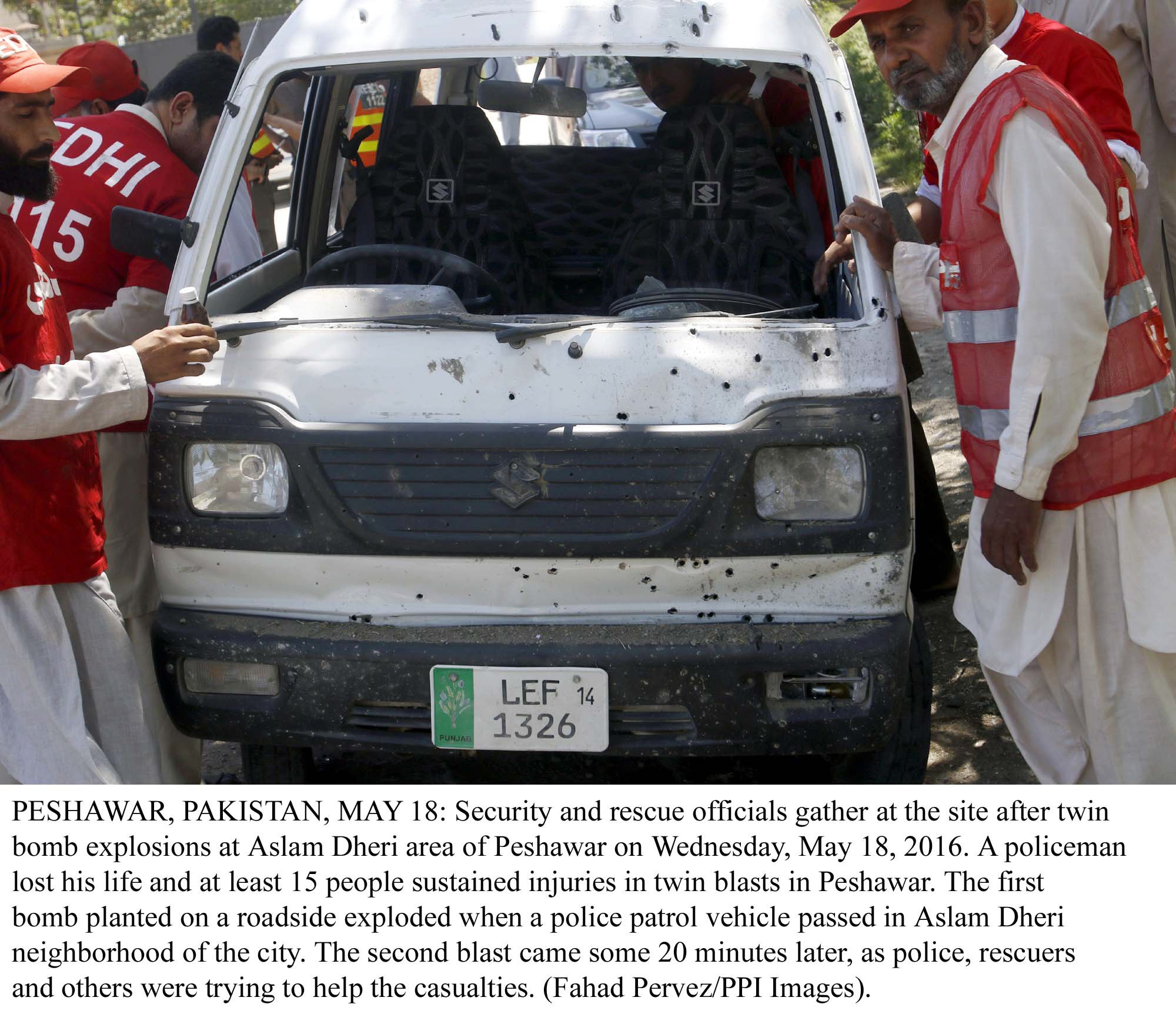 iftikhar is survived by his widow and three children his oldest son husnain was five years old while his youngest son abu bakr was three years old photo ppi