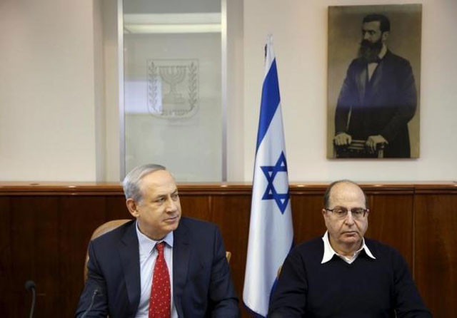 israel 039 s defense minister announced his resignation on friday photo reuters