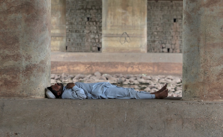 the temperature tops a previous record of 50 6 celsius set in 1956 photo afp