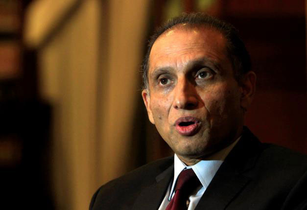 foreign secretary aizaz ahmad chaudhry attends an interview with reuters at the foreign ministry in islamabad pakistan may 19 2016 photo reuters