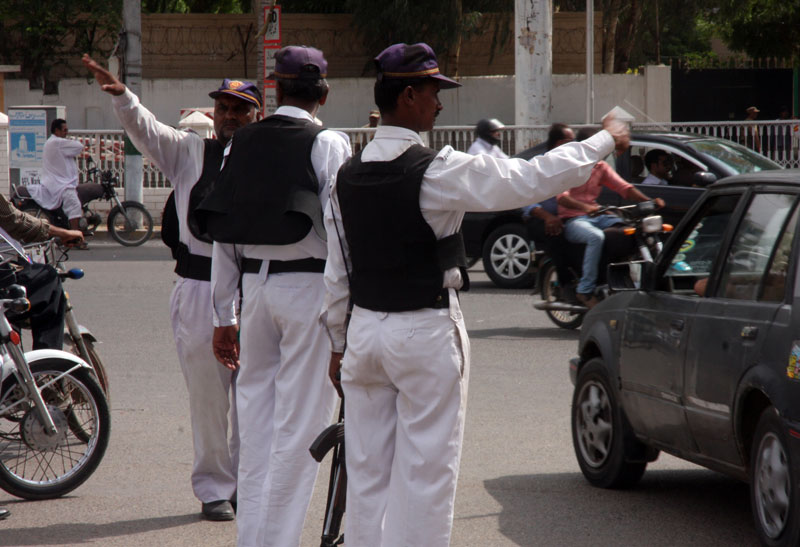 last year 79 policemen   including four senior officials and nine traffic policemen   were shod dead by unknown gunmen photo athar khan express