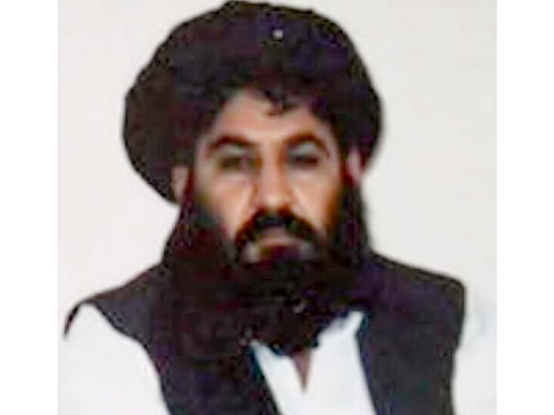 a file photo of mullah akhtar mansoor