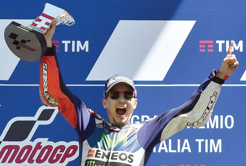 championship leader lorenzo claimed his third win of the season and second in a row to extend his advantage in the riders standings over honda s marquez to 10 points photo afp