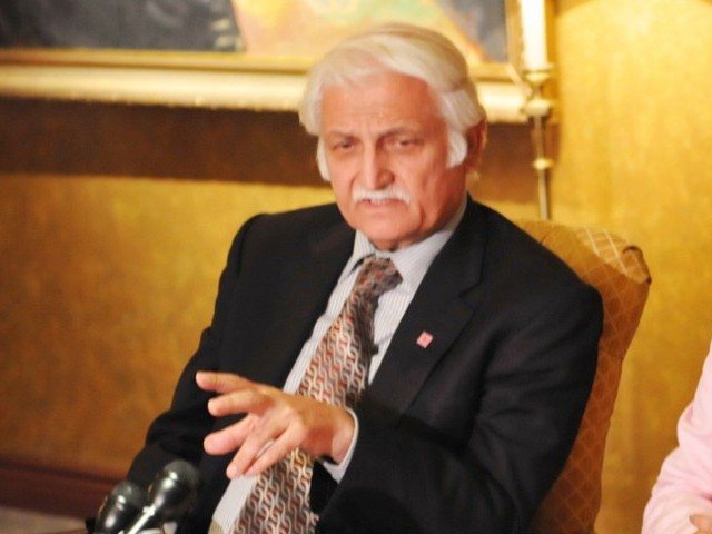 file photo of senator farhatullah babar photo online