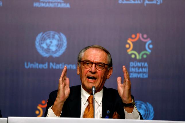 united nations deputy secretary general jan eliasson speaks during a news conference before the un world humanitarian summit in istanbul turkey may 22 2016 photo reuters