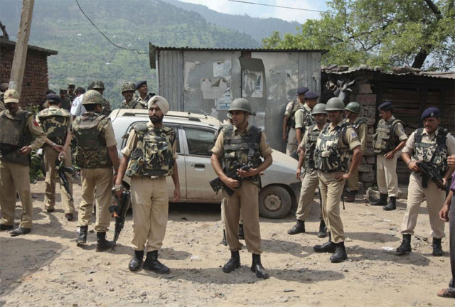 suspected militants killed three indian police officers in the indian kashmir 039 s capital srinagar photo ap