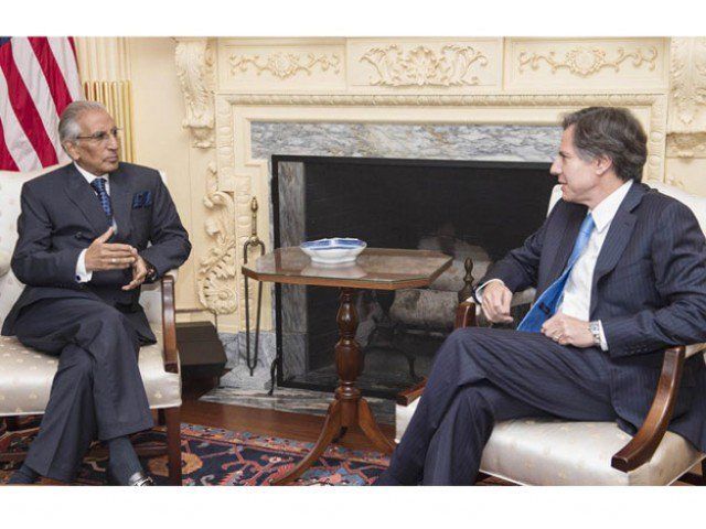 tariq fatemi in a meeting us ambassador david hale photo file