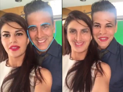 akshay and jacqueline s face swap video will leave you in fits akshay and jacqueline s face swap video will leave you in fits