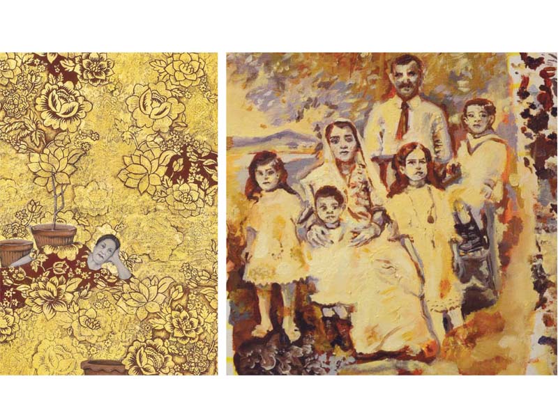 the artists portrayed subjects close to their hearts in their work depicting their families identities and thoughts photos courtesy canvas gallery
