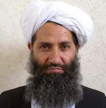 afghan islamic press releases photograph of new afghan taliban chief mullah haibatullah akhundzada