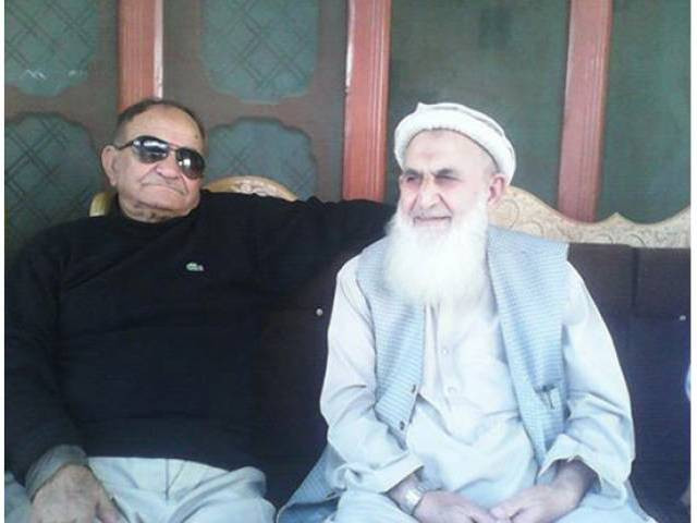 former chitral mpa and a founding member of pakistan peoples party zainul abideen left photo facebook