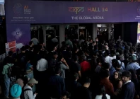 visitors crowd to enter a hall at a venue for india ai impact summit at bharat mandapam in new delhi india february 16 2026 photo reuters