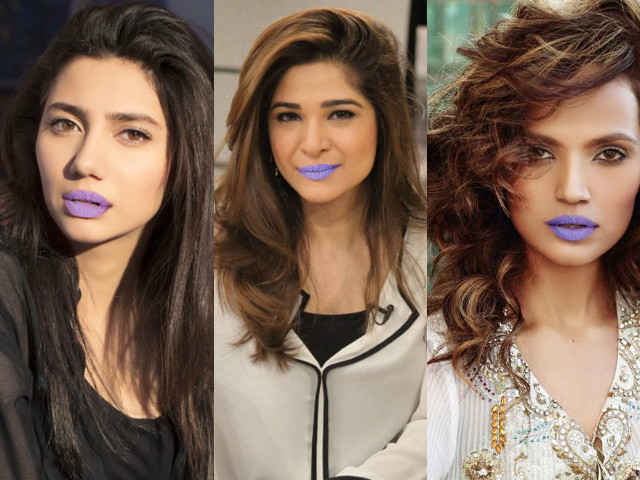 Can these 10 Pakistani celebs pull off Aishwarya's purple pout?