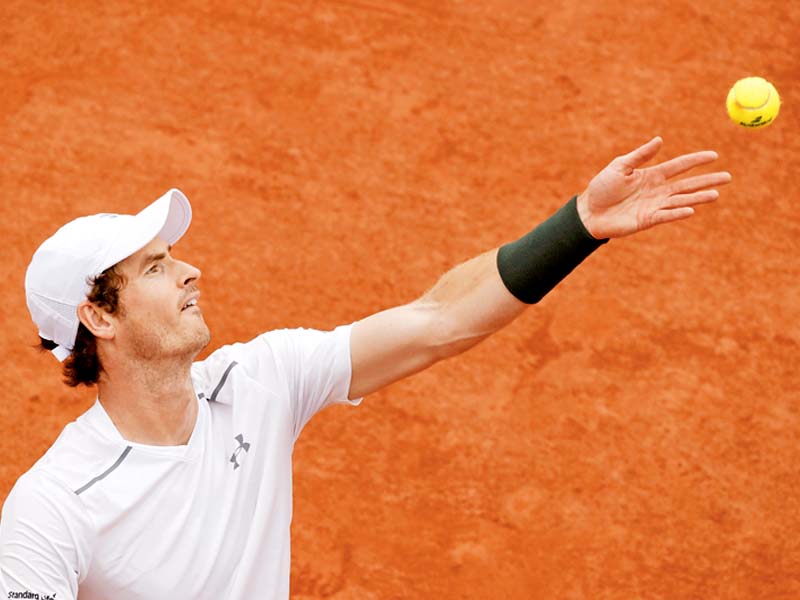 it was murray s first straight sets win in the 2016 french open as he took five sets to win the first two matches of his current roland garros campaign photo reuters