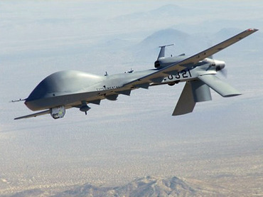 a us drone fired two missiles from an unknown location photo afp file