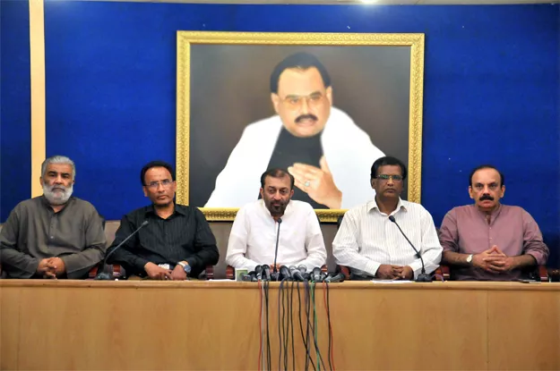 the mqm leader alleged that haqiqi workers openly roam the area brandishing weapons photo online the mqm leader alleged that haqiqi workers openly roam the area brandishing weapons photo online