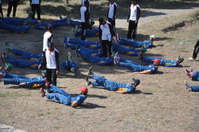 pakistan cricket team 039 s fitness boot camp at aspt kakul photo courtesy twitter therealpcb pakistan cricket team 039 s fitness boot camp at aspt kakul photo courtesy twitter therealpcb