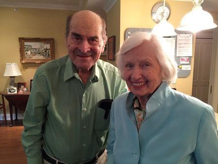 dr henry heimlich l the 96 year old cincinnati surgeon credited with inventing the life saving technique named for him poses with patty ris 87 who he saved this week from choking on a hamburger at the deupree house seniors 039 home in cincinatti ohio u s may 27 2016 photo reuters