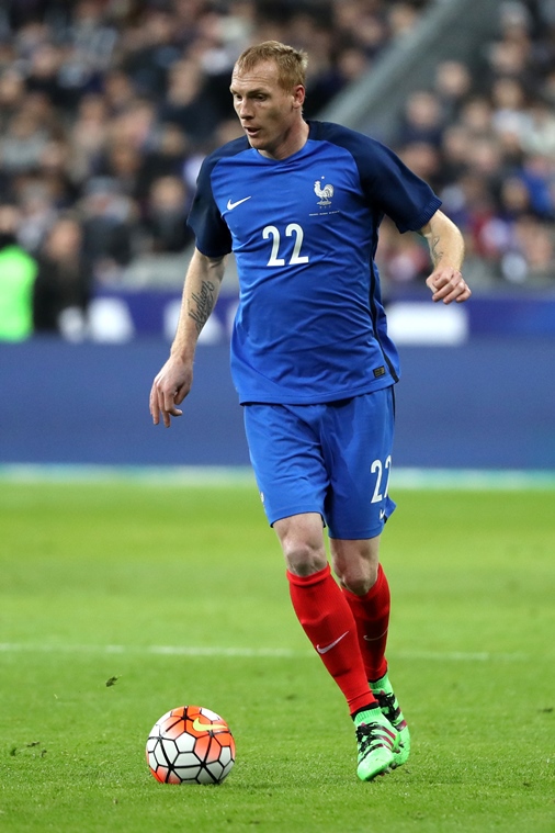 file photo of french soccer team player jeremy mathieu runs with the ball in a internatioal friendly against russia on march 29 at stade de france stadium saint denis france photo reuters