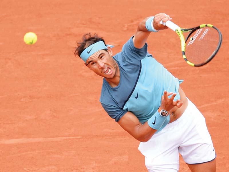 nadal dropped a bombshell midway through a sunny afternoon when he announced he was withdrawing because of an injury to his left wrist photo afp