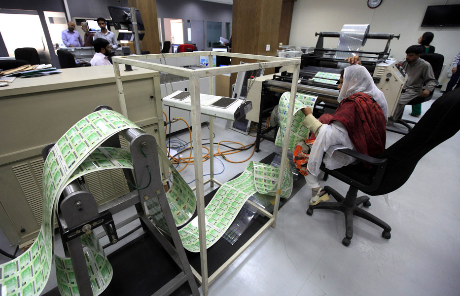 nadra has now been ordered to verify the cnics of 25 million families in the next six months photo reuters