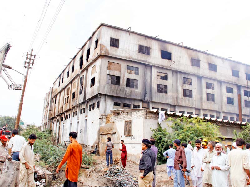 the factory fire was termed a planned terrorist activity with the alleged involvement of some workers of muttahida qaumi movement according to the jit report that surfaced recently photo file