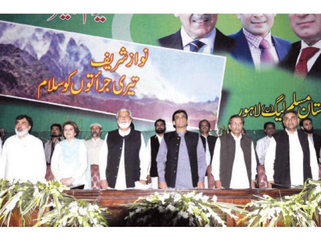 pml n activists held a ceremony at aiwan i iqbal to commemorate nuclear tests conducted by the country on may 28 1998 photo abid nawaz express pml n activists held a ceremony at aiwan i iqbal to commemorate nuclear tests conducted by the country on may 28 1998 photo abid nawaz express