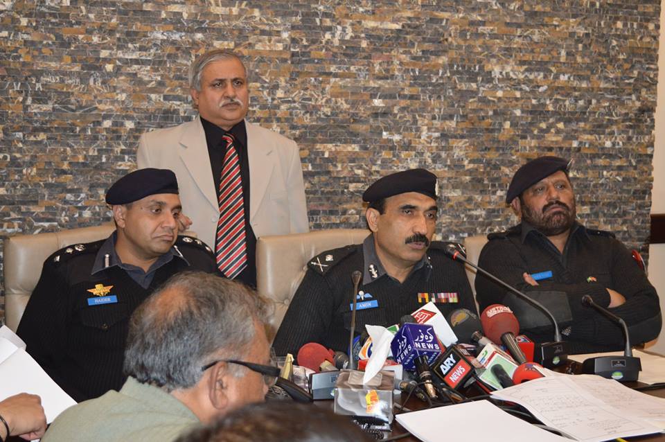 ccpo amin wains addressing a press conference photo online file